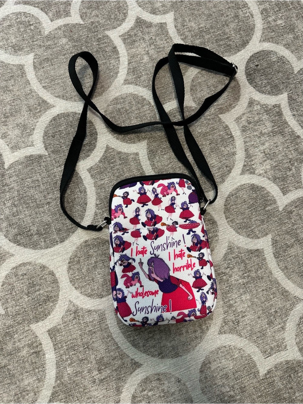 Disney Madame Mim Crossbody Bag. Sword in the Stone crossbody bag